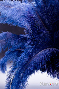 Autruche - 32-42 cm - gris clair-bleu nuit